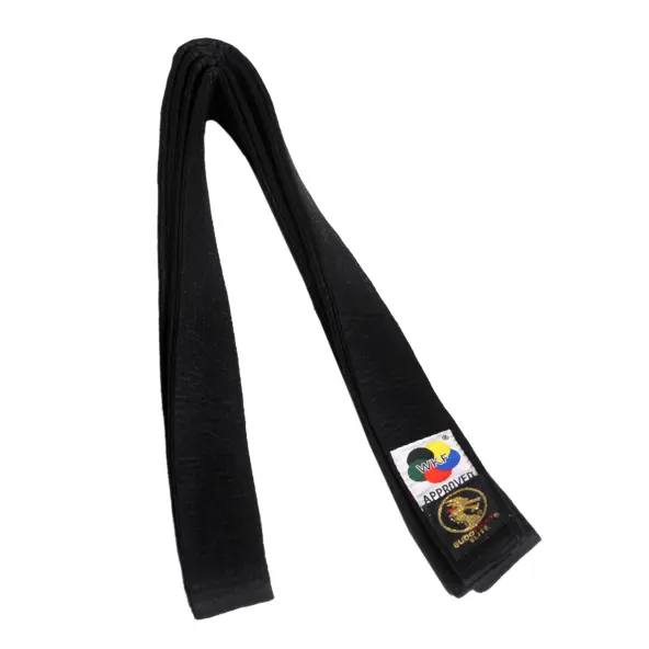 Ceinture de Karaté Elite Noire WKF