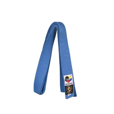 Ceinture de Karaté Elite Bleue WKF - 4