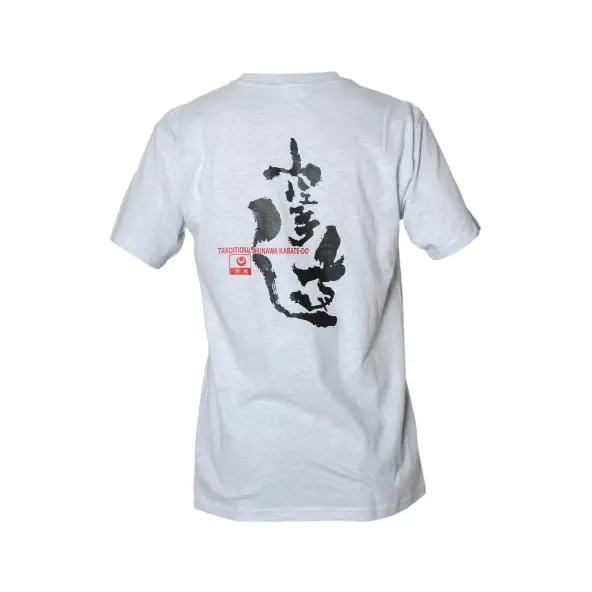 T-shirt Shureido Gris clair Logo Coeur & Logo au Dos