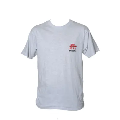 T-shirt Shureido Gris clair Logo Coeur & Logo au Dos - 3