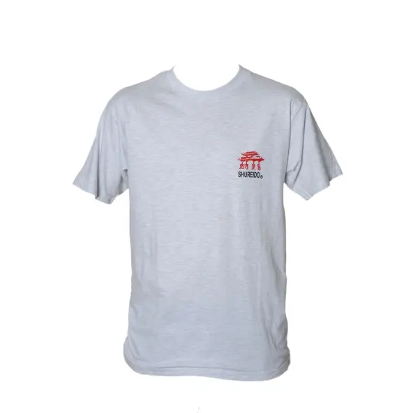T-shirt Shureido Gris clair Logo Coeur & Logo au Dos