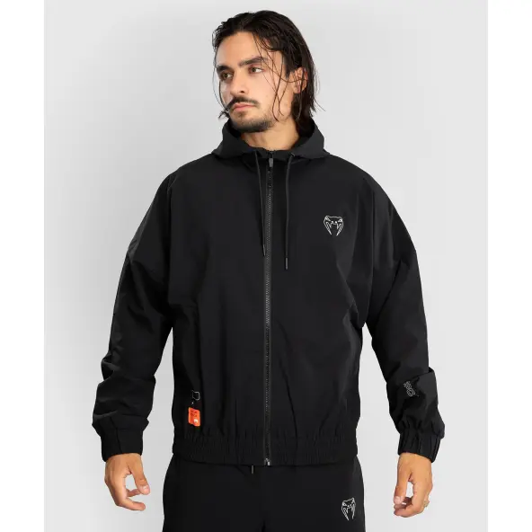 Veste de survêtement zippée Venum Eclipse Noir/Ivoire