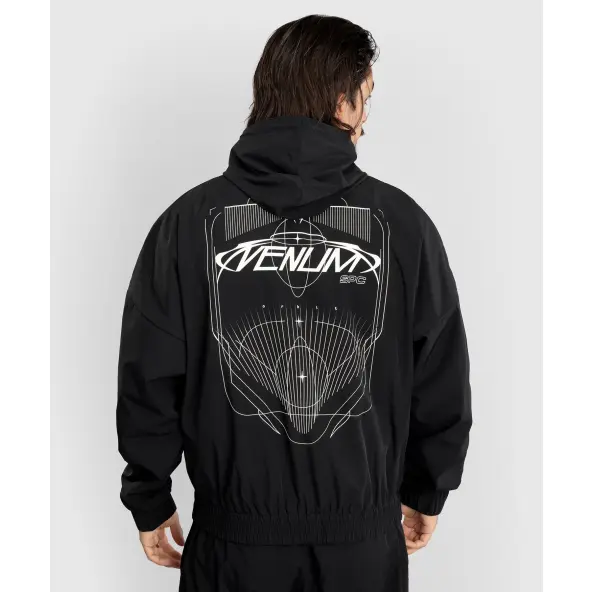 Veste de survêtement zippée Venum Eclipse Noir/Ivoire