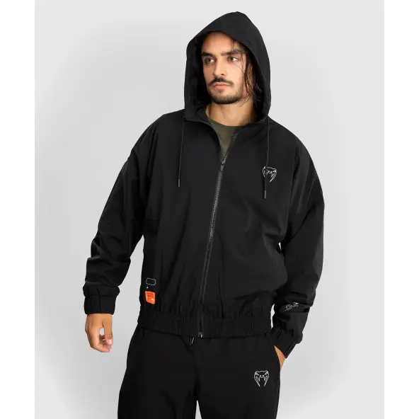 Veste de survêtement zippée Venum Eclipse Noir/Ivoire