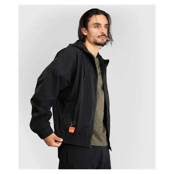 Veste de survêtement zippée Venum Eclipse Noir/Ivoire