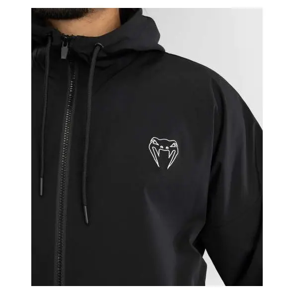 Veste de survêtement zippée Venum Eclipse Noir/Ivoire