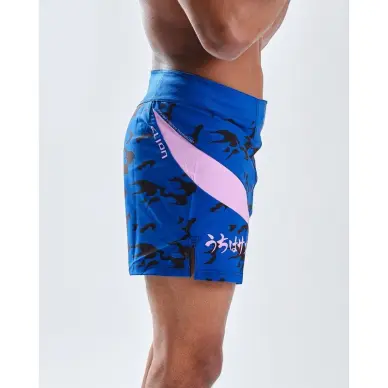 Short de MMA Seyant Naruto x Elion Sasuke Bleu/Violet - 7