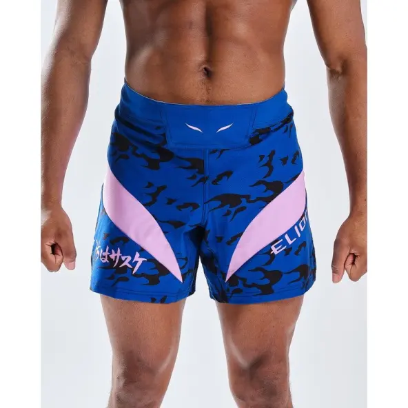 Short de MMA Seyant Naruto x Elion Sasuke Bleu/Violet