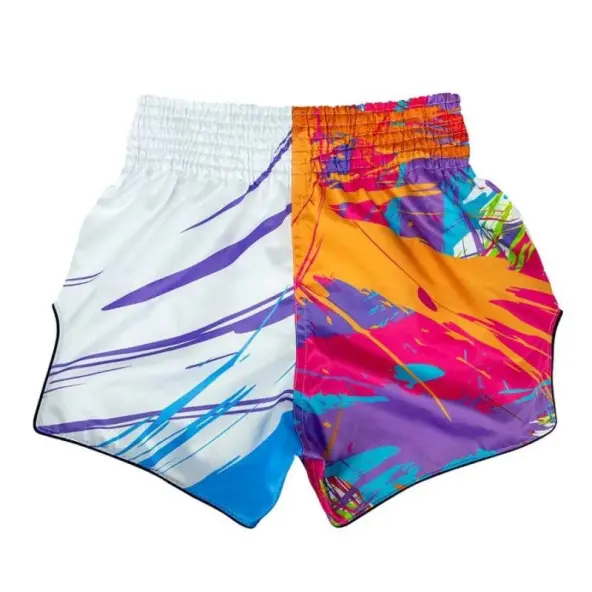 Short Boxe Thaï Fairtex BS1933 World Music White