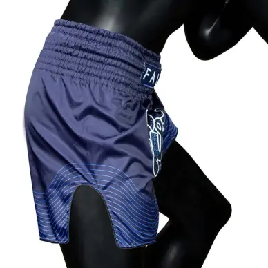 Short de Boxe Thaï Fairtex BS1930 Bleu Ocean - 2