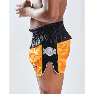 Short de Boxe Thaï Naruto x Elion Noir/Orange - 4