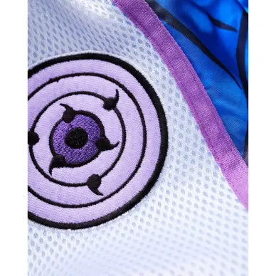 Short de Boxe Thaï Naruto x Elion Sasuke Bleu - 2