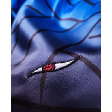 Short de Boxe Thaï Naruto x Elion Sasuke Bleu - 3