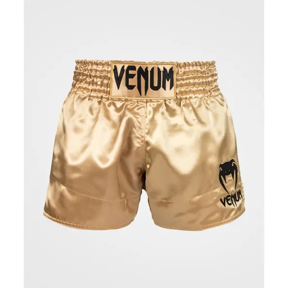 Short Boxe Thaï Venum Classic Or/Noir
