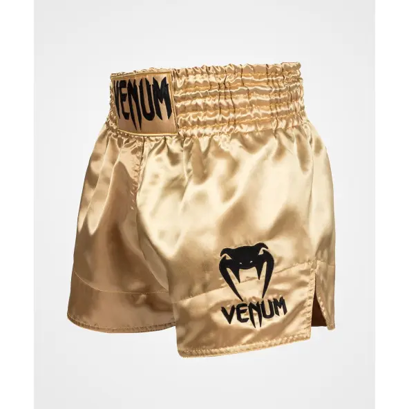 Short Boxe Thaï Venum Classic Or/Noir