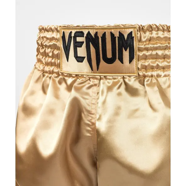 Short Boxe Thaï Venum Classic Or/Noir