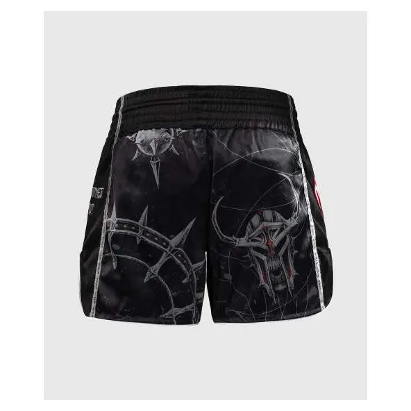 Short de Boxe Thaï Venum Gladiator 5.0 - Noir/Orange Néon