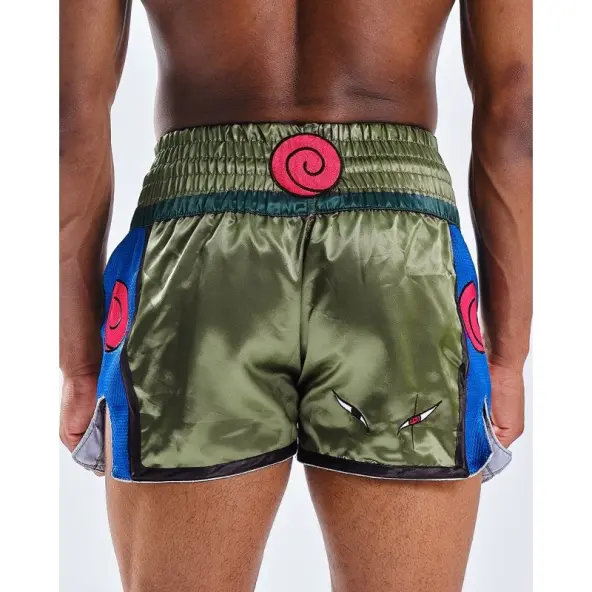 Short de Boxe Thaï Naruto x Elion Kakashi Kaki