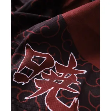 Short de MMA Seyant Naruto x Elion Akatsuki Noir/Bordeaux - 2