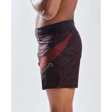 Short de MMA Seyant Naruto x Elion Akatsuki Noir/Bordeaux - 5