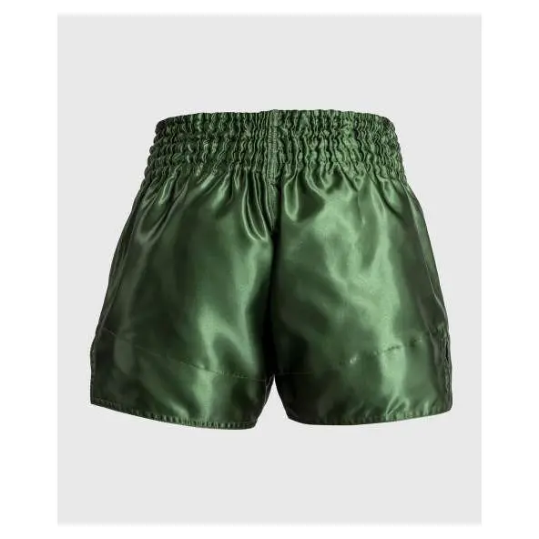 Short de Boxe Thai Venum Classic Kaki/Blanc