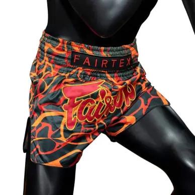 Short de Boxe Thaï Fairtex BS1926 Magma Rouge - 4