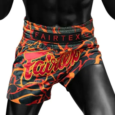 Short de Boxe Thaï Fairtex BS1926 Magma Rouge - 5