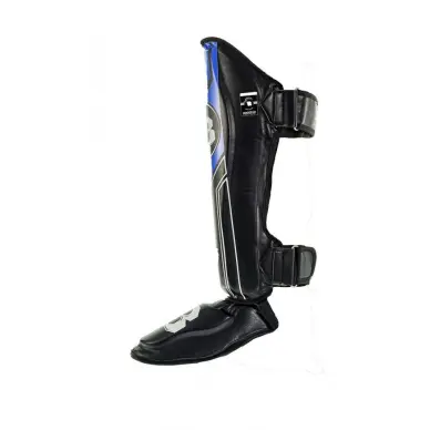 Protège-tibias et pieds Booster BSG V9 Black/Bleu - 2