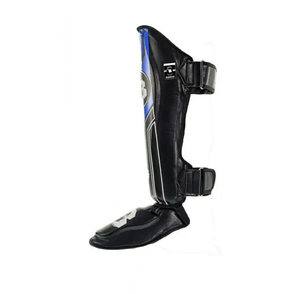 Protège-tibias et pieds Booster BSG V9 Black/Bleu