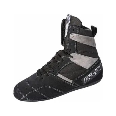 Chaussures de Boxe Française Rivat Top Noir/ Anthracite - 9