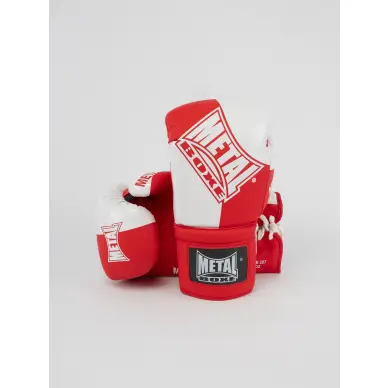 Gants de Boxe Pro Metal Boxe à Lacets - 12