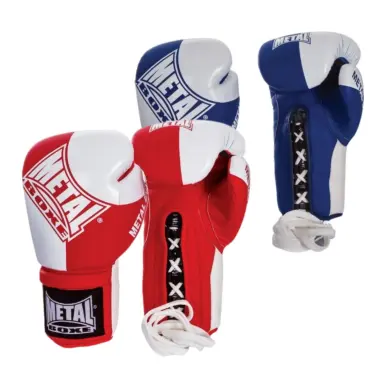 Gants de Boxe Pro Metal Boxe à Lacets - 14