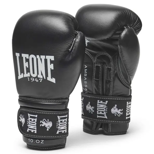 Gants de boxe Leone Ambassador 100% cuir