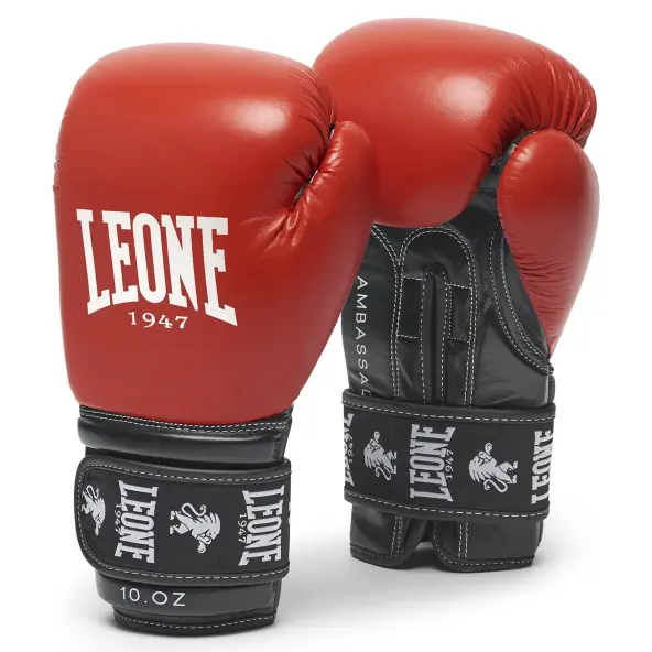 Gants de boxe Leone Ambassador 100% cuir