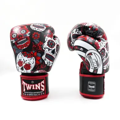 Gants de Boxe Twins FBGVL 3 Skull - 5