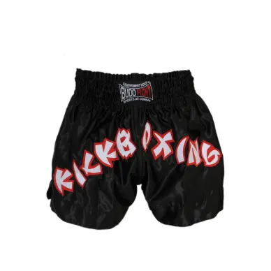 Short de Boxe Kick Boxing Noir