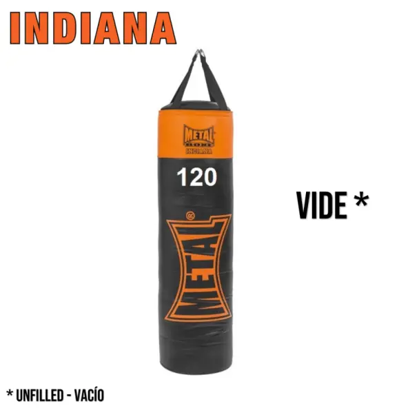 Sac de Frappe Loisir Metal Boxe Indiana Livré Vide
