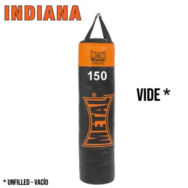 Sac de Frappe Loisir Metal Boxe Indiana Livré Vide - 2