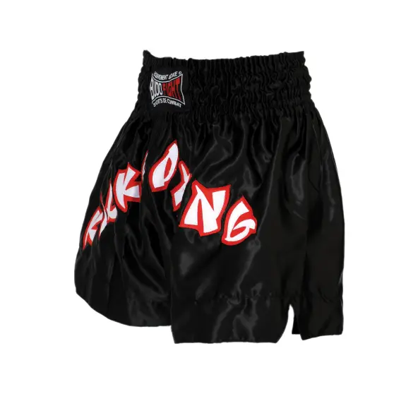 Short de Boxe Kick Boxing Noir