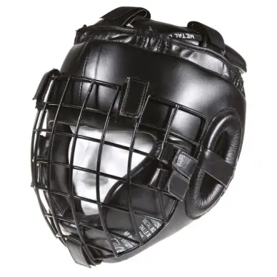 Casque à grille Metal Boxe spécial combat extrême - 3