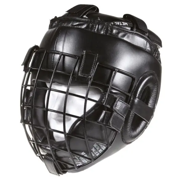Casque à grille Metal Boxe spécial combat extrême